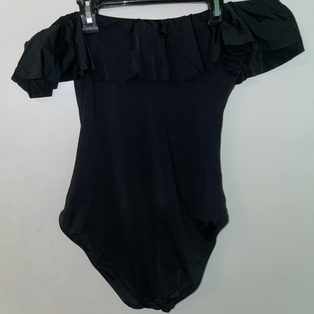 Black Women’s Off the Shoulder One Piece